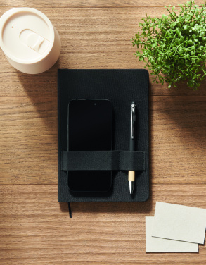 Logo trade ärikingituse pilt: NOTA A5 RPET märkmik pastapliiatsiga