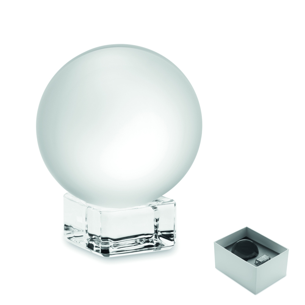 Logotrade firmakingid pilt: Klaasist ümmargune auhind