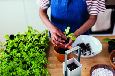 Logotrade reklaamtooted pilt: LED-valgustusega istutuspott LUSHLET