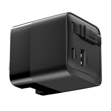 Logo trade reklaamkingid foto: Urban Vitamin Mendocino 65W GaN laadija sissetõmmatava kaabliga