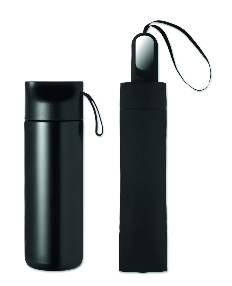 Logo trade ärikingid foto: HITHERE kinkekomplekt termospudeli ja vihmavarjuga