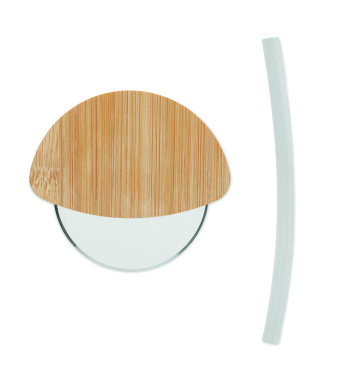Logotrade ärikingi foto: NAPOL ümmargune bambusest pitsalõikur
