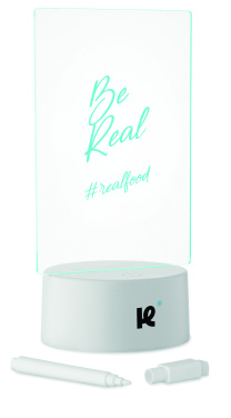 Logo trade firmakingid foto: LEDMEMO valgustatud LED-märkmetahvel