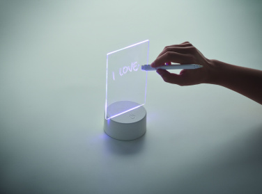 Logo trade firmakingid foto: LEDMEMO valgustatud LED-märkmetahvel