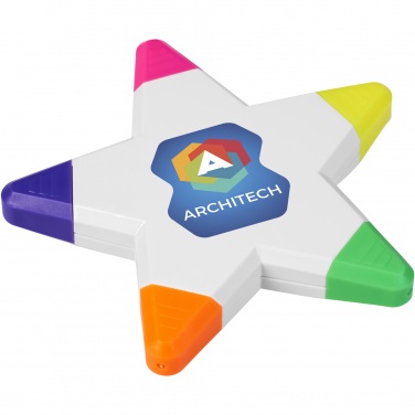 Logotrade liikelahjat kuva: Solvig-korostuskynä, tähdenmuotoinen