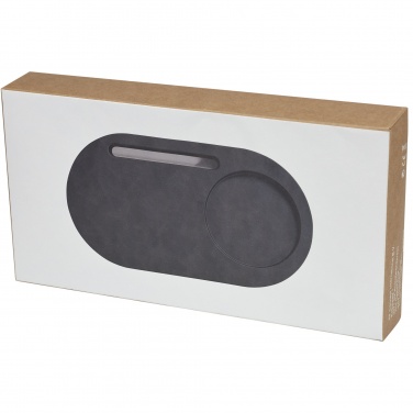 Logo trade mainostuote kuva: Klip-työpöydänjärjestäjä, 5 W, langattomasti lataava