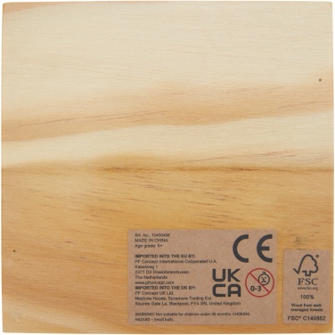 Logotrade mainoslahja ja liikelahja kuva: Strobus puinen ristinolla-peli