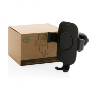Logo trade mainoslahjat ja liikelahjat kuva: RCS 10W puhelinpidike autoon langattomalla latauksella