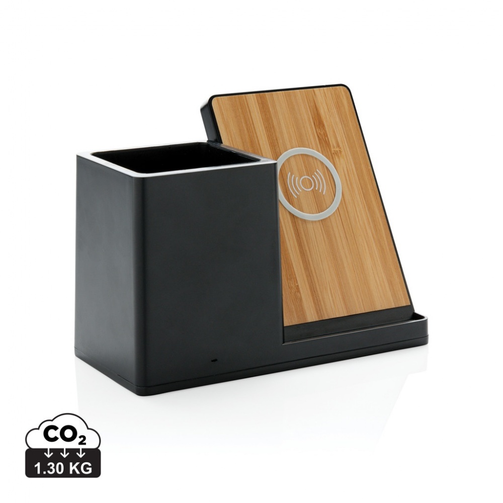 Logo trade mainoslahjat tuotekuva: Ontario RCS 10W langaton laturi kierrätetystä muovista