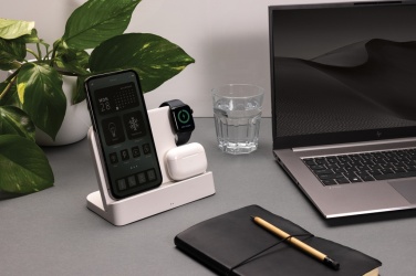 Logo trade liikelahjat tuotekuva: Joltz RCS kaksoislaturi 15 W iWatch-paikalla kierrätysmuovia