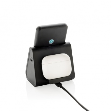 Logotrade mainoslahjat kuva: Powerbase 3 in 1 -laturi virtapankilla RCS kierrätysmuovia