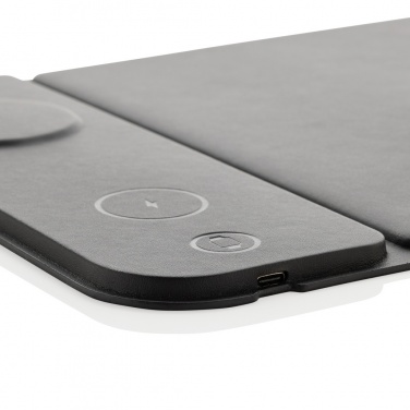 Logo trade mainostuotet tuotekuva: Swiss Peak RCS kierrätetty PU 15W 3 in 1 -lataushiirimatto