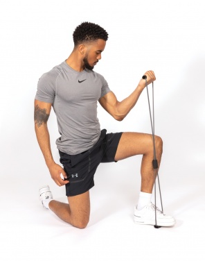 Logotrade mainostuote tuotekuva: 8-muotoinen treeninauha kassissa