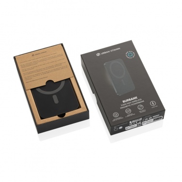 Logotrade mainoslahja tuotekuva: Urban Vitamin Burbank 3000mAh virtapankki RCS materiaaleista