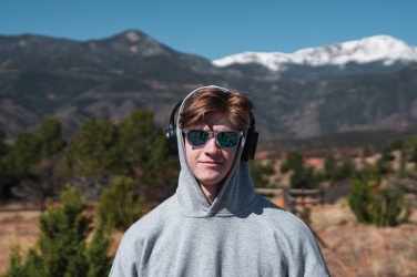 Logotrade mainoslahjat ja liikelahjat tuotekuva: RCS Elite taitettavat langattomat kuulokkeet Rmuovista