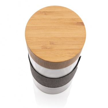 Logo trade liikelahjat mainoslahjat kuva: Impact kaksoiseinäinen borosilikaattilasipullo