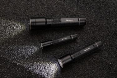 Logo trade mainostuotet tuotekuva: Gear X iso USB-uudelleenladattava taskulamppu