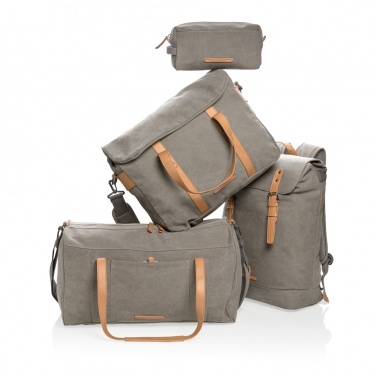 Logotrade liikelahja tuotekuva: Canvas-laptoplaukku - PVC-vapaa