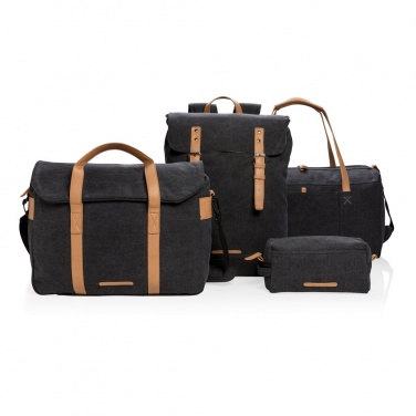 Logotrade mainoslahja tuotekuva: Canvas reissu-/viikonloppureppu - PVC-vapaa