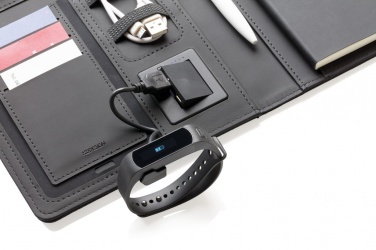 Logo trade mainoslahja kuva: Air Langattomasti lataava A5-kokoinen muistikirjan suoja