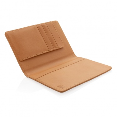 Logotrade mainoslahja tuotekuva: RFID-suojattu passitasku korkista