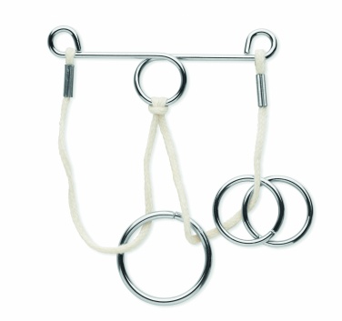 Logo trade liikelahja kuva: 2 metallista pulmapeliä