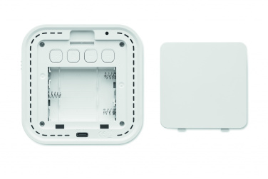 Logo trade mainostuote kuva: ABS/RPET herätyskello Stuttgart