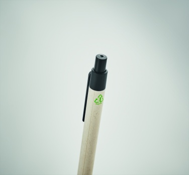 Logo trade mainoslahja ja liikelahja tuotekuva: Kierrätyskartonki kynä