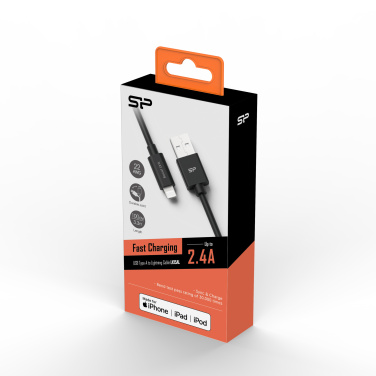 Logotrade liikelahja tuotekuva: TIEDONSIIRTOKAAPELI LK15AL Tyyppi A- Mfi Lightning