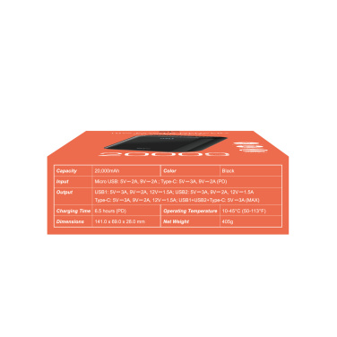 Logotrade liikelahjat mainoslahjat tuotekuva: Virtapankki Silicon Power QS28 20000 mAh