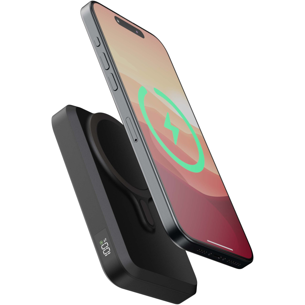 Logotrade liikelahja tuotekuva: Xtorm FS5W101 10 000 mAh:n magneettinen langaton varavirtalähde