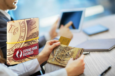 Logo trade mainoslahjat tuotekuva: Origamilompakko 998117