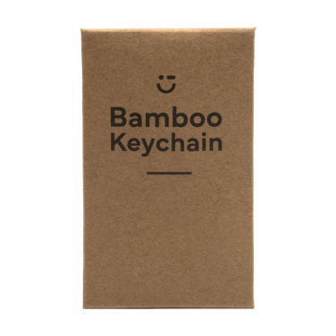 Logotrade mainoslahjat kuva: Bamboo Key Circle avaimenperä