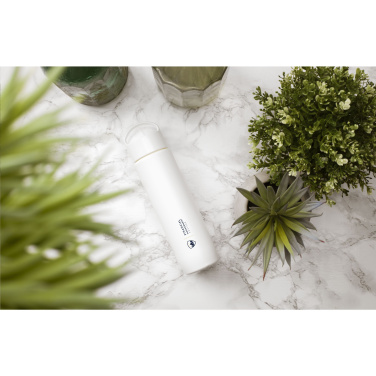 Logo trade liikelahjat tuotekuva: EcoBottle Slim 450 ml kasvipohjainen - valmistettu EU:ssa