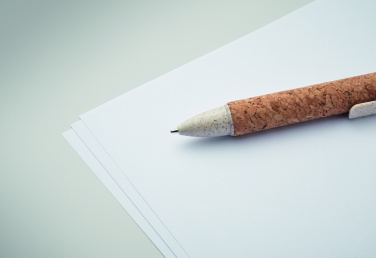 Logo trade liikelahja mainoslahja tuotekuva: 4-värinen mustekynä korkkia