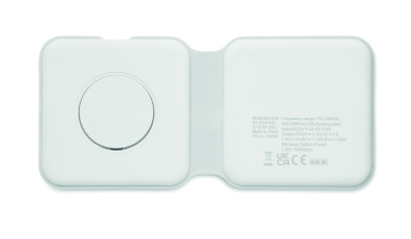 Logo trade mainostuotet tuotekuva: 2 in 1 taitettava laturi 15W