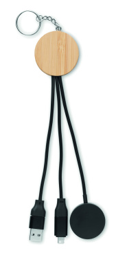 Logo trade liikelahja mainoslahja tuotekuva: Avaimenperä 4 in 1 60W kaapelil