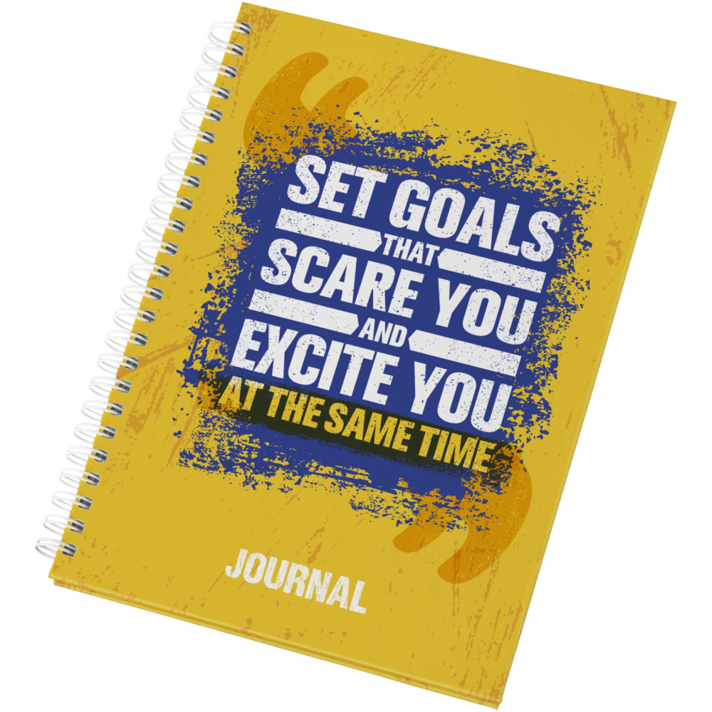 Logo trade mainostuote kuva: Desk-Mate® kovakantinen A5-muistio