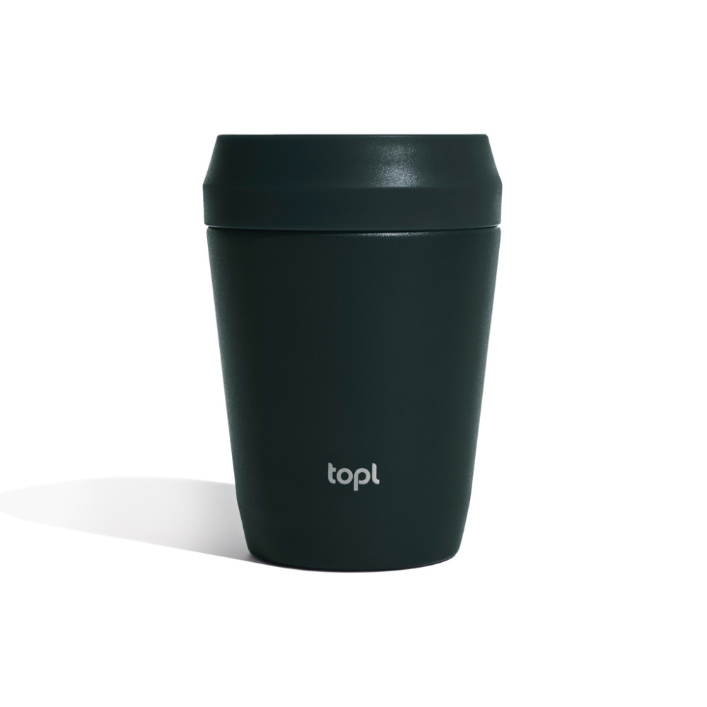 Logo trade mainoslahjat tuotekuva: Topl Kierrätysteräs To Go Tumbler patentoitu 360 kansi 235ml