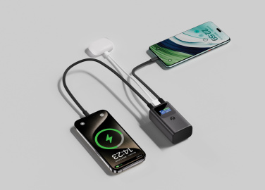 Logo trade liikelahjat tuotekuva: Urban Vitamin Campbell 55 W 10 000 mAh virtapankki