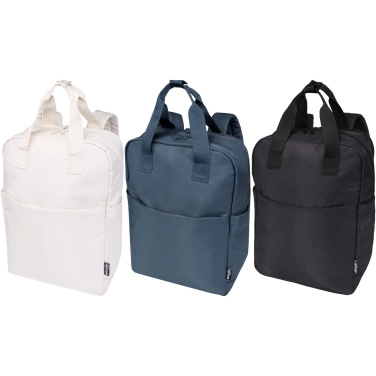 Logotrade mainoslahja tuotekuva: Trip 14” Aware™ kierrätetystä materiaalista valmistettu 9 litran reppu kannettavalle