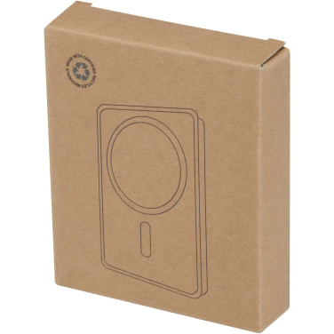 Logotrade mainostuotet kuva: Acrab 10 000 mAh:n ja 15 W:n magneettinen langaton varavirtalähde, jossa 20 W:n PD – valmistettu kierrätetystä muovista