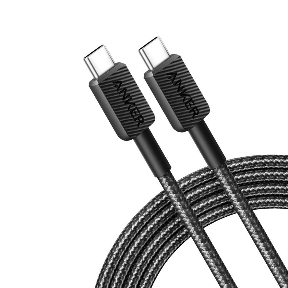 Logotrade liikelahjat mainoslahjat tuotekuva: Anker USB-C–USB-C-kaapeli, 1,8 metriä, 60 W