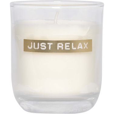 Logo trade mainoslahjat ja liikelahjat kuva: Wellmark Discovery 250 ml:n käsisaippua-annostelija ja 150 g:n tuoksukynttiläsetti