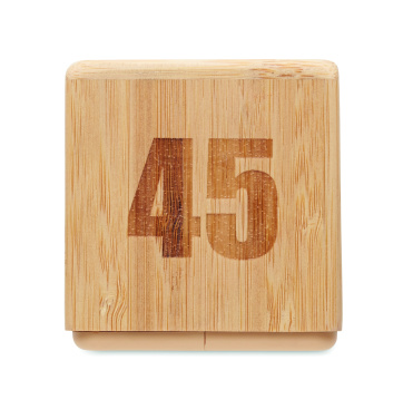 Logotrade mainoslahjat kuva: Bambu twist ajastin