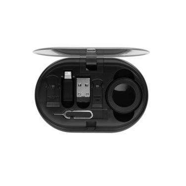 Logotrade mainoslahja tuotekuva: Chargevix RCS -kierrätysmuovinen 60 W lataussetti