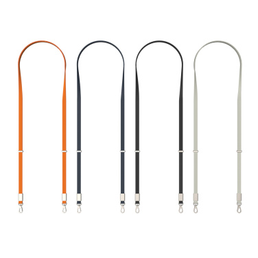 Logotrade liikelahjat mainoslahjat tuotekuva: Nivo RCS-kierrätetty PET crossbody-kaulanauha