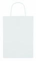 Dovanų popierinis maišelis vidutinis 150 gr/m², Baltas