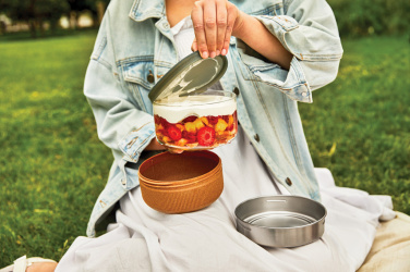 Logotrade verslo dovanos nuotrauka: Black+Blum stiklinis pietų dubuo 750ml