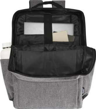 Logotrade reklaminiai produktai nuotrauka: Libra 15" GRS perdirbto nešiojamojo kompiuterio kuprinė 15L